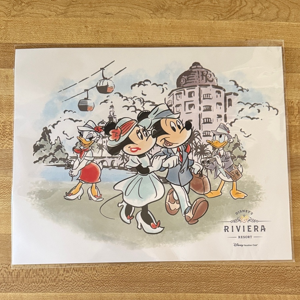 Disney Riviera Resort Vintage Style Print | DVC Exclusive